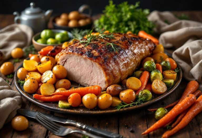Les meilleurs légumes pour accompagner un rôti de porc